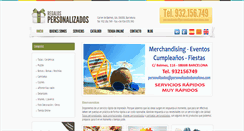 Desktop Screenshot of personalizadosbarcelona.com